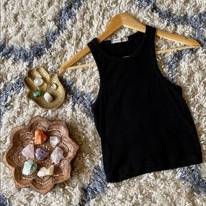 Basic Black Tank Top✨
